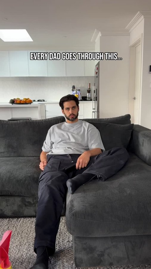 Instagram post by @mbrunelli for CeraVe. Caption reads: [...] of dad life, except skincare. @cerave_aunz....