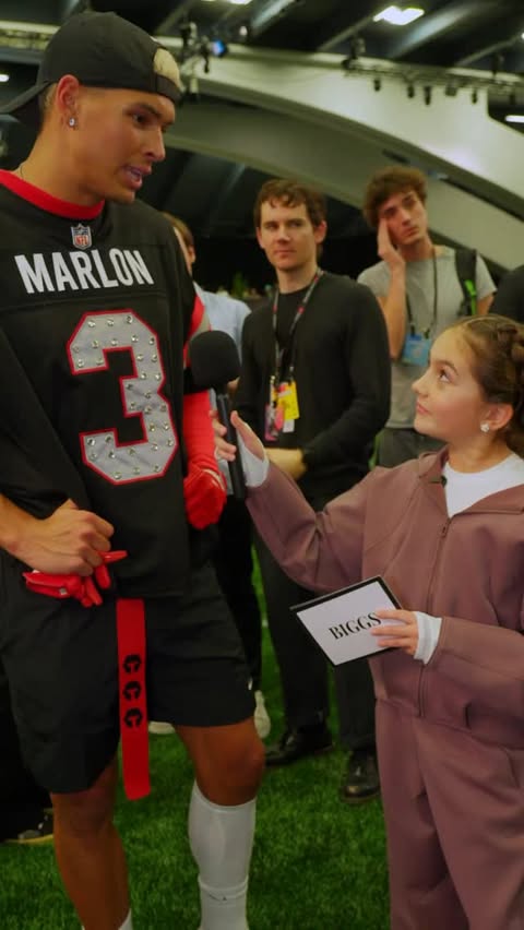 Instagram post by @taylenbiggs for Nike. Caption reads: Game faces on, @nike MAVN fit locked… because....