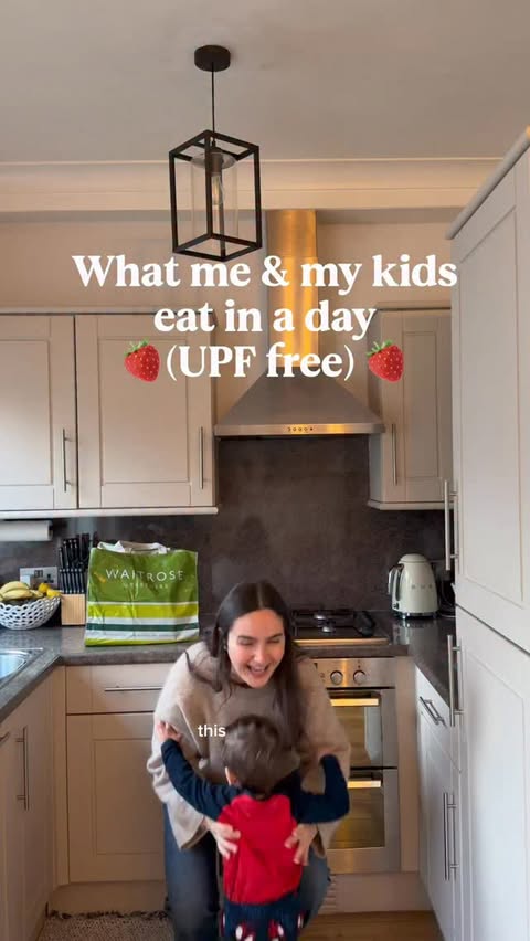 Instagram post by @katiefduarte for Waitrose. Caption reads: [...] who avoids ultraprocessed food - with....