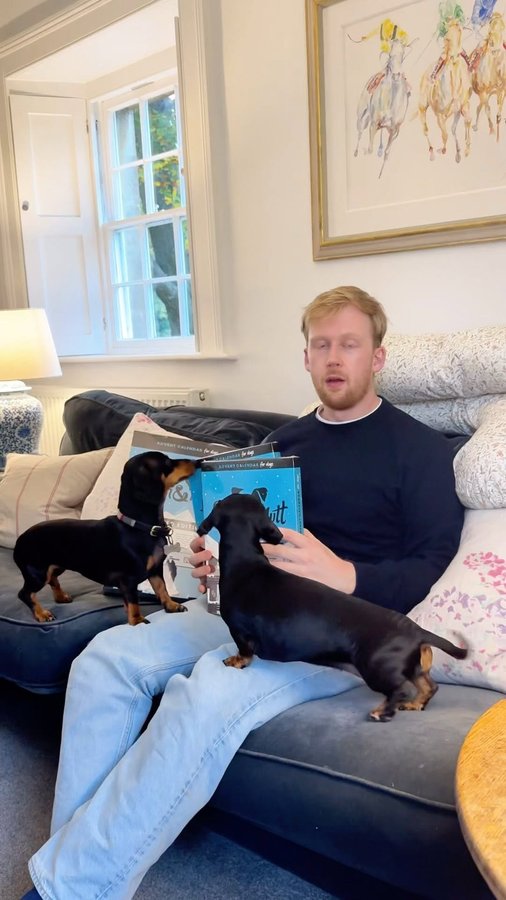 Instagram post by @pizzathequeen for Pooch and Mutt. Caption reads: Today I learned they make cheese fondue doggy....