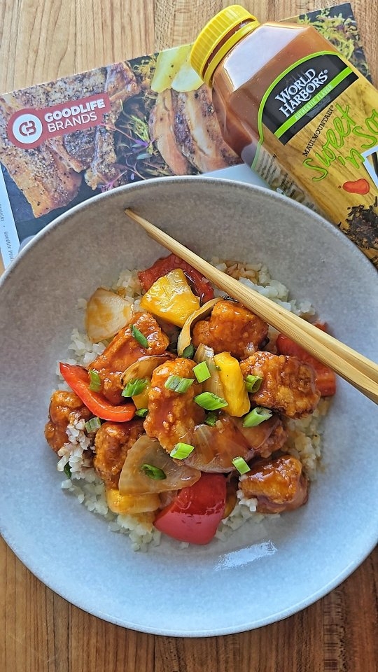 Instagram post by @jennys_coastal_cuisine for GoodLife Proteins. Caption reads: [...] #betterthantakeout #goodlifeproteins....