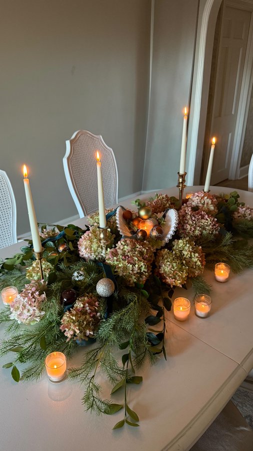 Instagram post by @gretalouisetome for Eberjey. Caption reads: sharing holiday traditions in our @eberjey....