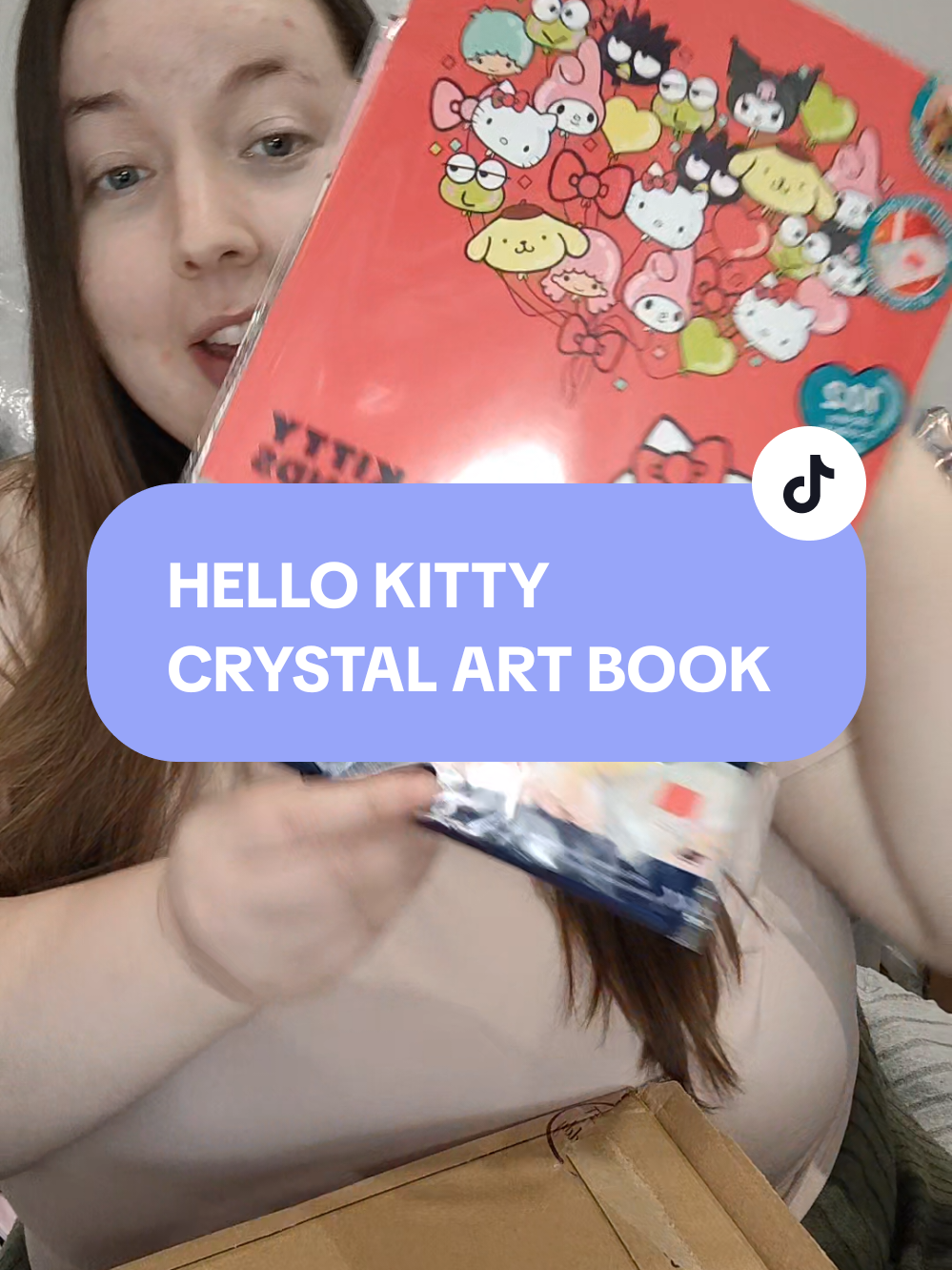 TikTok post by @tylerb24 for Craft Buddy. Caption reads: [...] colour and shimmery crystal stickers @Craft....