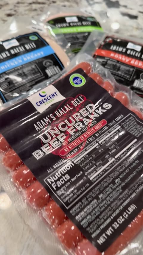 Instagram post by @oh_my_foodness for Crescent Foods. Caption reads: Deli meat so good, I was willing to risk it all.....