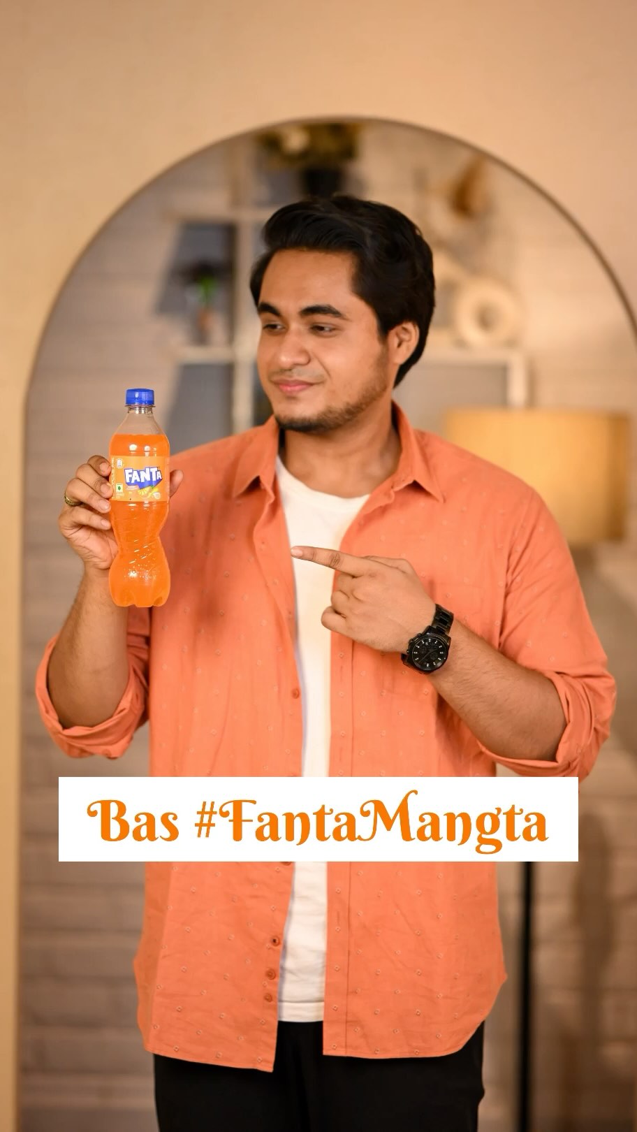 Instagram post by @thetwoinoneguy for Fanta. Caption reads: From late-night edits to back-to-back meetings,....