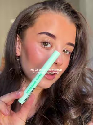 TikTok post by @helenadarcykanee for Jordana Ticia Cosmetics. Caption reads: the perfect little added touch! 🤍 @Jordana Ticia....