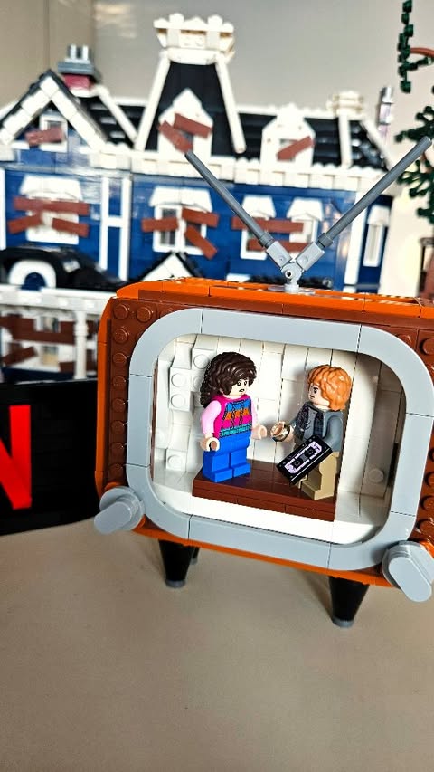 Instagram post by @brickstery for LEGO. Caption reads: [...] Jonathan scene TUTORIAL ✨️advertisement....