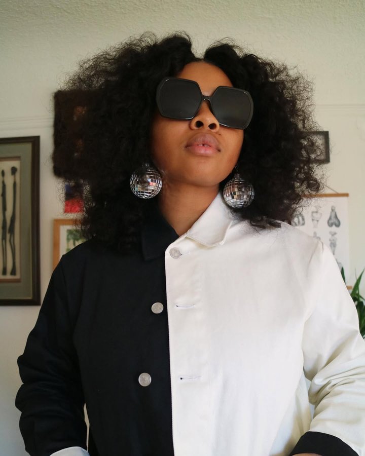 Instagram post by @alexis__page for Lisa Says Gah. Caption reads: I’m wearing the @lisasaysgah Henri Jacket in....