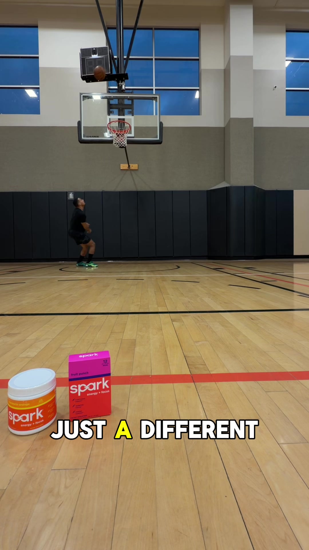 TikTok post by @chasdestouet for AdvoCare. Caption reads: [...] you want to become. Locked in with @advocare....