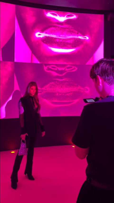 Instagram post by @emmucciaaa for PINKO. Caption reads: @pinkoofficial 🌸💕
#pinkomania #invitedby.