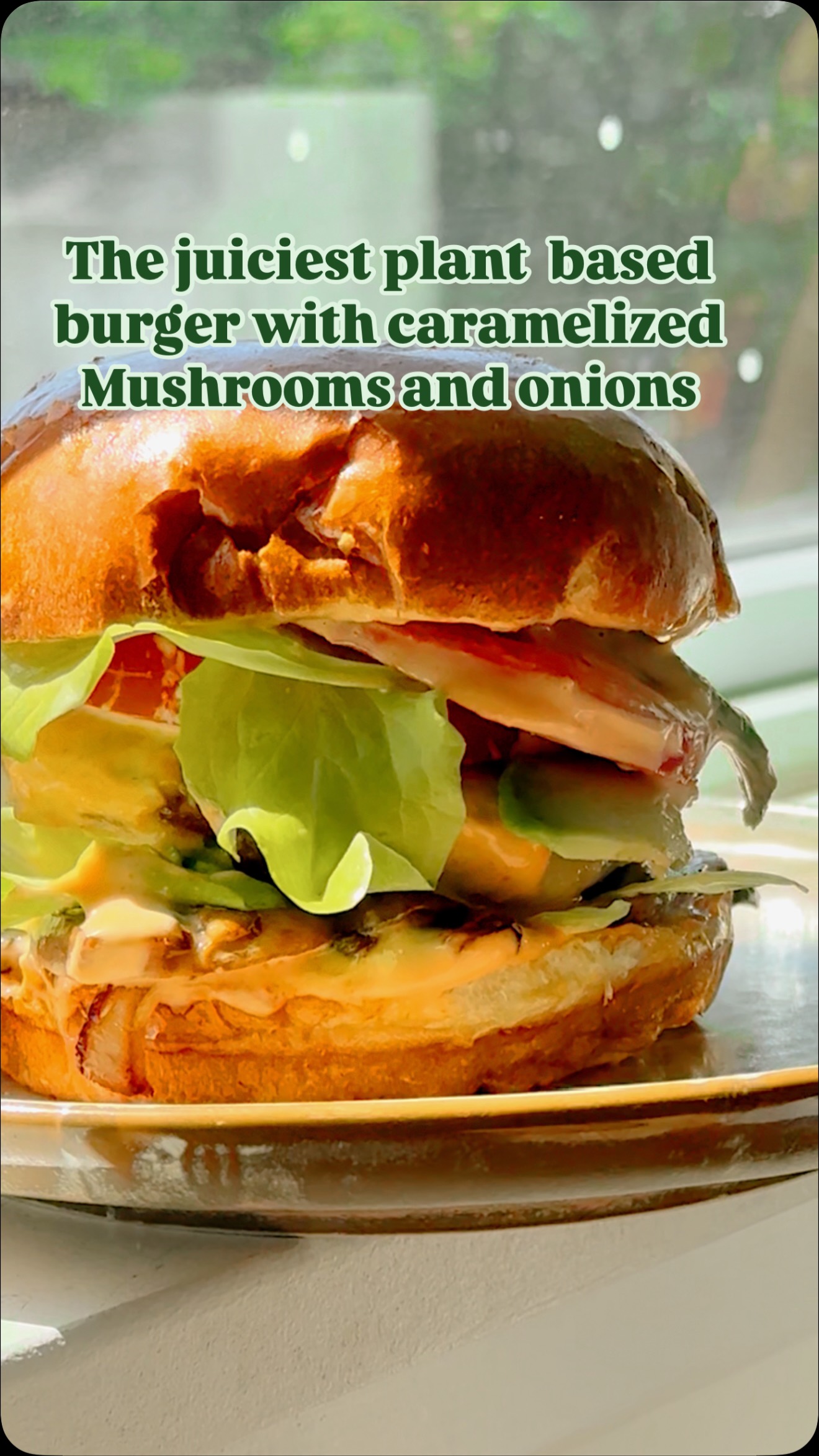 Instagram post by @dialacanelo_ for Beyond Meat. Caption reads: New recipe! The JUICIEST plant-based burger!!....