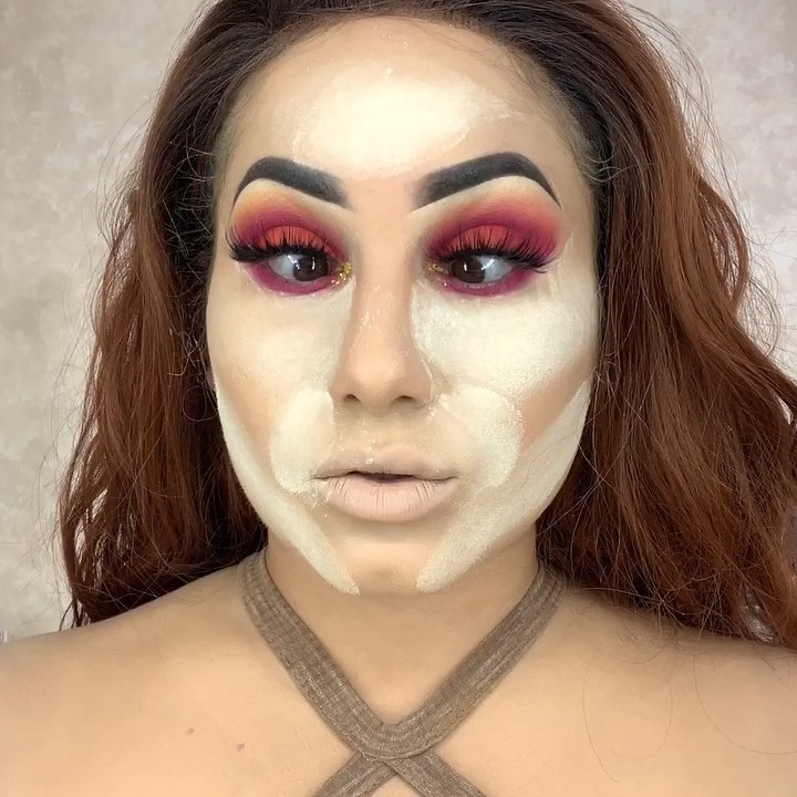 Instagram post by @candylover89 for Bh Cosmetics. Caption reads: ✈️ Since I’m traveling in 2 days I had to use the....