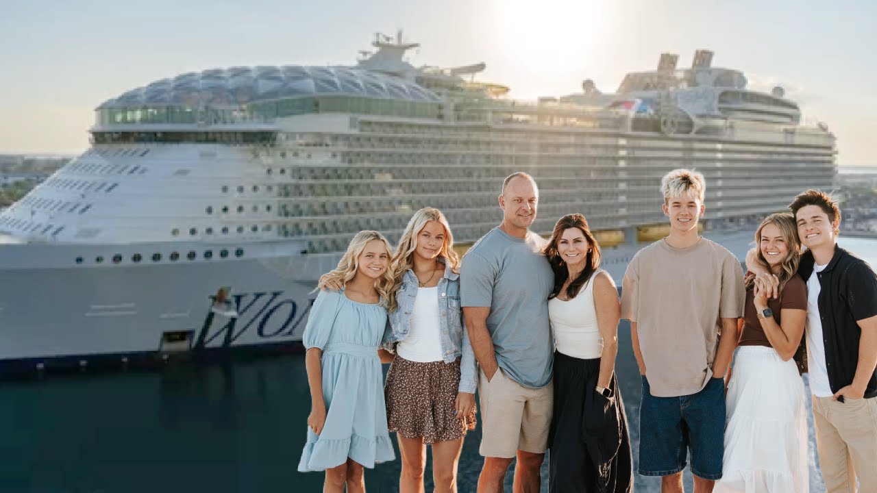 YouTube post by @TheLeRoys for Walli Cases. Caption reads: 23 Years Married 💍 | Cruise Goodbyes, Family Fun.