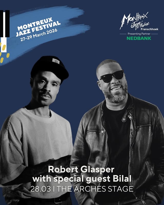Instagram post by @robertglasper for Nedbank. Caption reads: An iconic meeting of minds in the heart of the....