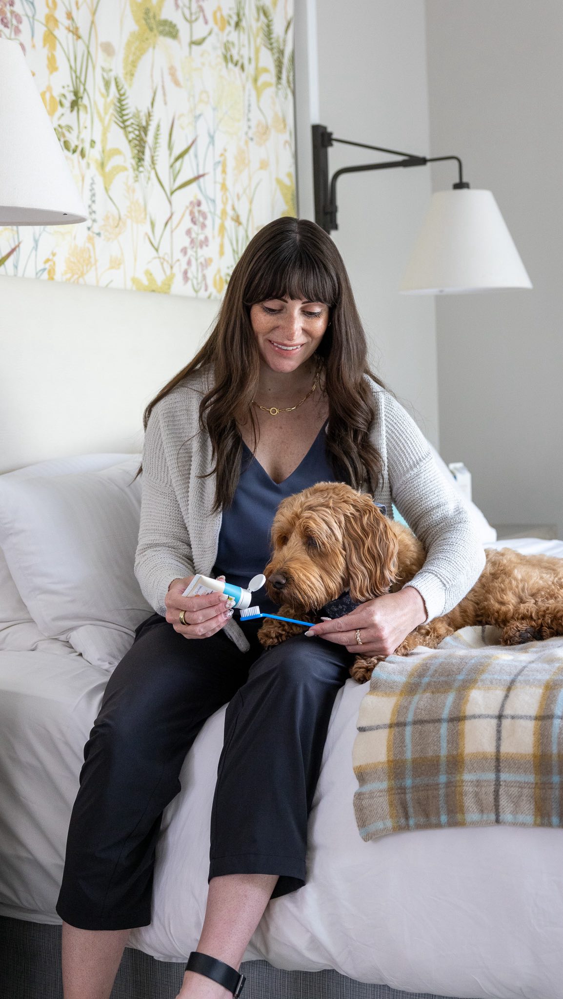 Instagram post by @hellorubydoodle for Oxyfresh. Caption reads: [...] no matter where we’re at thanks to....