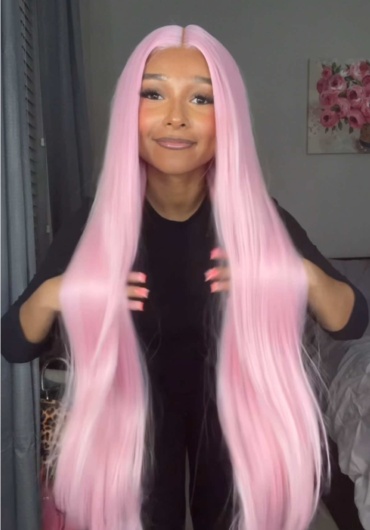 TikTok post by @brookthebeautiful for Style Icon Hair. Caption reads: [...] ! I love playing in color 💝✨ @Style Icon....