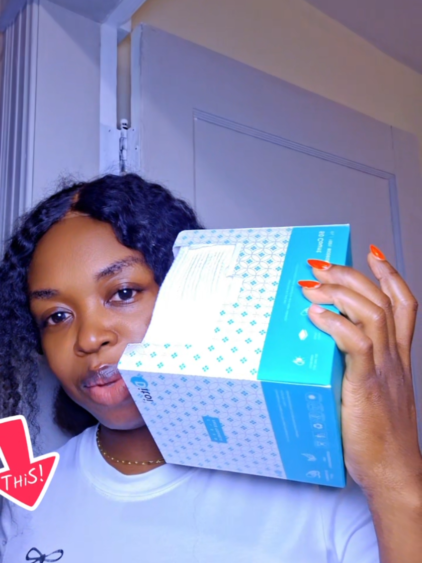 TikTok post by @nyelttie.ausgusti for Ditoi Face Towels. Caption reads: [...] #selftlove #fyp #foryou @Ditoi Face Towels.