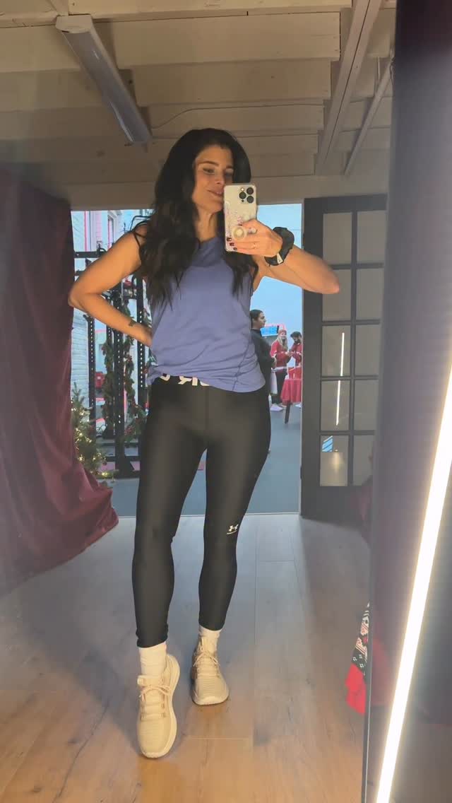 Instagram post by @angie_campanelli for Sport Chek. Caption reads: [...] practice, bag carrying and more with....