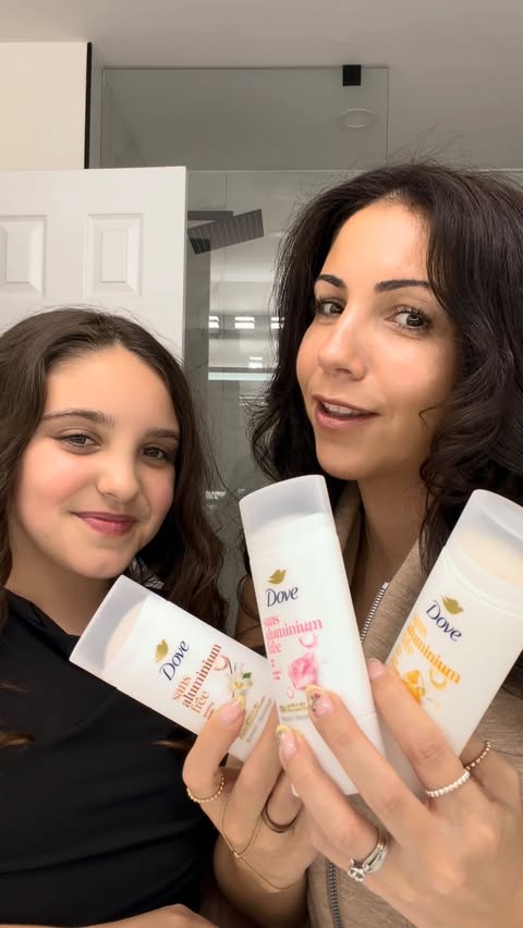 Instagram post by @imvictoriahale for Dove. Caption reads: #DovePartner Mom-scented wasn’t going to cut it....