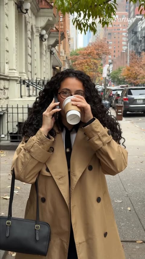 Instagram post by @sarita.cu for OLAY. Caption reads: #Ad #OlayPartner The days move fast, so my @olay....