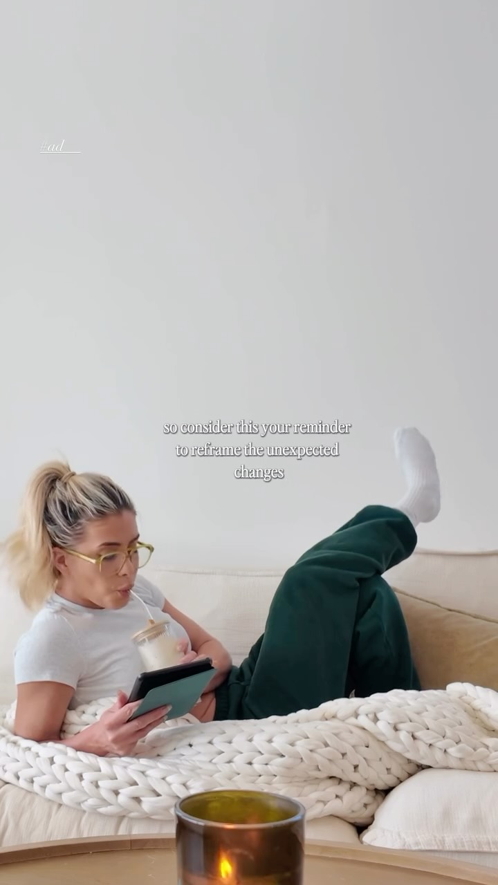 Instagram post by @kendalltoole for Starbucks. Caption reads: #ad ✨ Cancelled plans = upgraded vibes with....