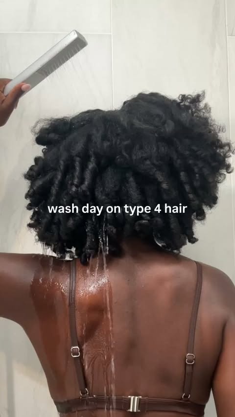 Instagram post by @jasminenicholle for As I Am. Caption reads: wash day made simple thanks to @asiamnaturally’s....