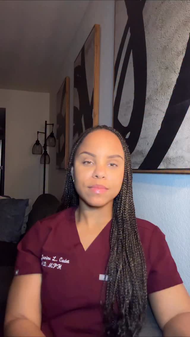 Instagram post by @janinecadetmd for Hiya. Caption reads: @hiyahealth Bedtime Essential’s Chewable is a....