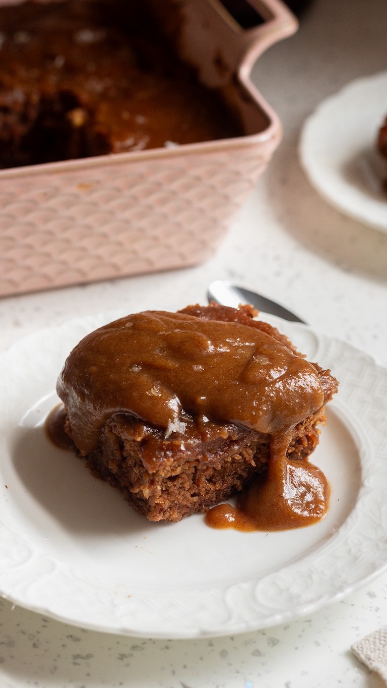 Instagram post by @into.trends for Holland & Barrett. Caption reads: Sticky toffee pudding season is officially here -....