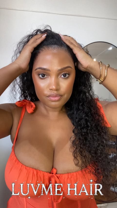 Instagram post by @akhona_gayiya for Luvme Hair. Caption reads: I love me some @luvmehair_southafrica 🥵

Summer....