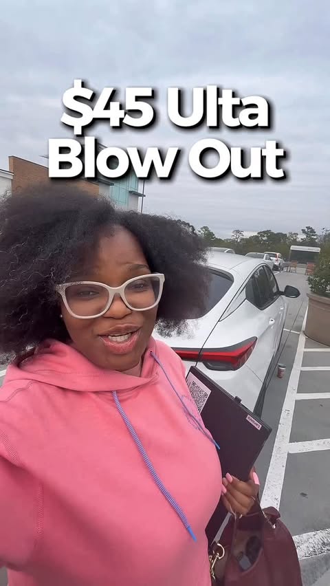 Instagram post by @cierrabemoving for IGK Hair. Caption reads: I always assumed a blow out was  silk press.....