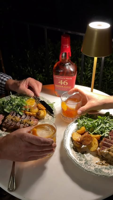 Instagram post by @dadmakesmagic for Maker's Mark. Caption reads: [...] in Law for Father’s Day? #ad21+....