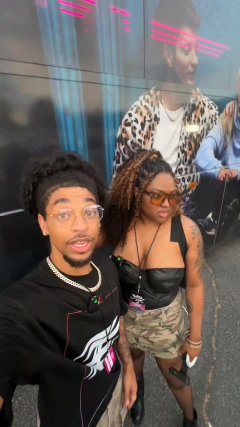 Instagram post by @sauceyaustinn for Live Nation Concerts. Caption reads: Live Nation really put me & my best friend on our....