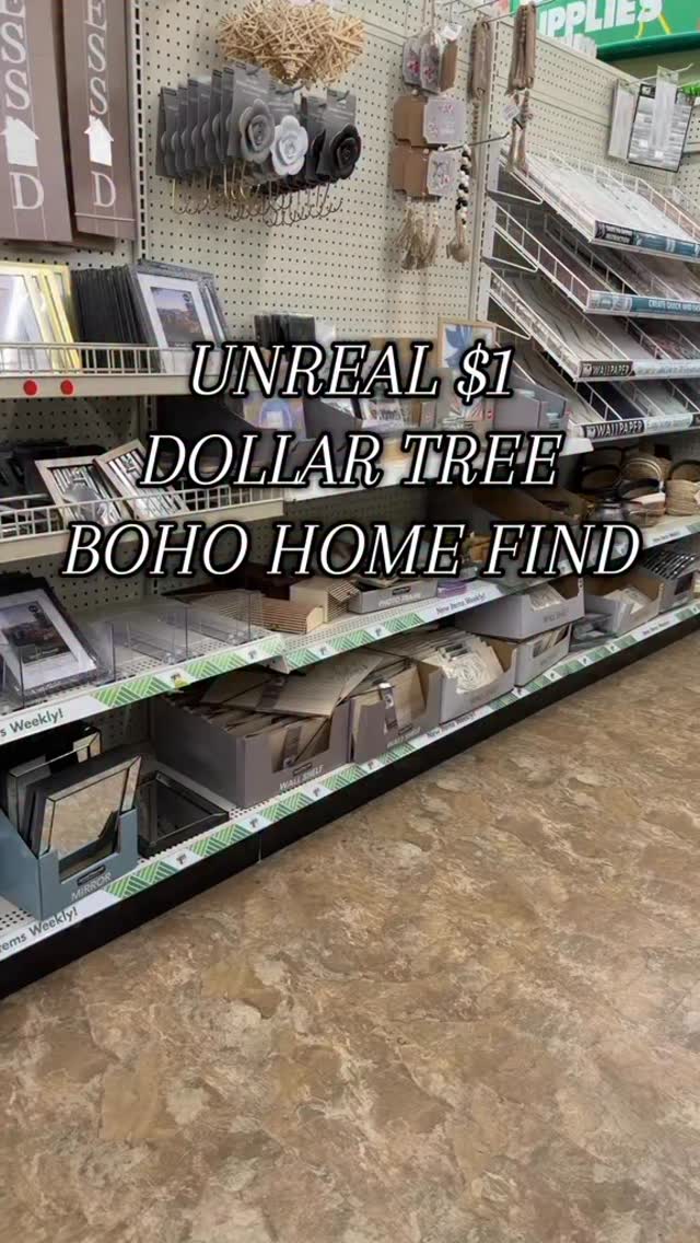 Instagram post by @dollartreedollie for Dollar Tree. Caption reads: $1 BEST DT HOME FIND?! 
Wow wow wow! 😍 I was....