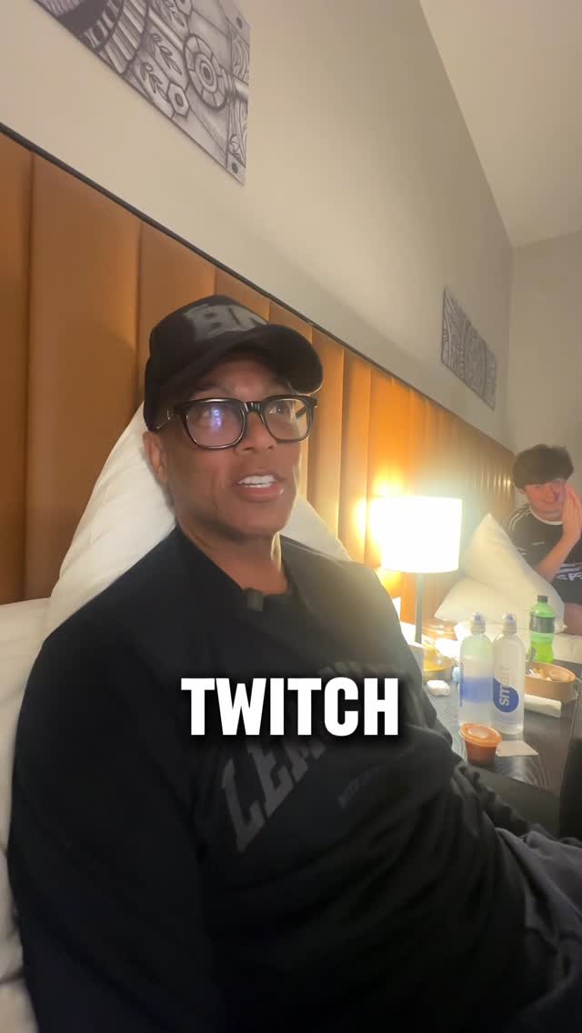 Instagram post by @donlemonofficial for Twitch. Caption reads: I'm LIVE right now on @twitch at....