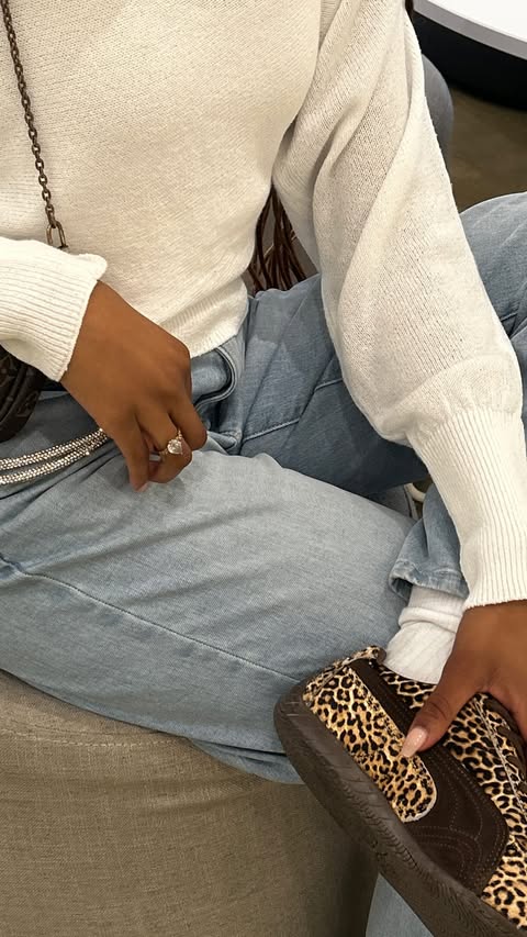 Instagram post by @lisothemodel for Cotton On. Caption reads: Jean-ing with @cottonon_africa🧵🪩⭐️....