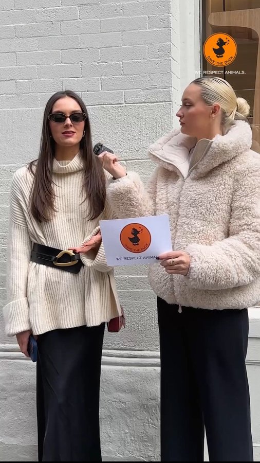 Instagram post by @itgirltheseries for Save The Duck. Caption reads: 🌍✨ What does RESPECT_ mean to you? ✨🌱 

 

At....