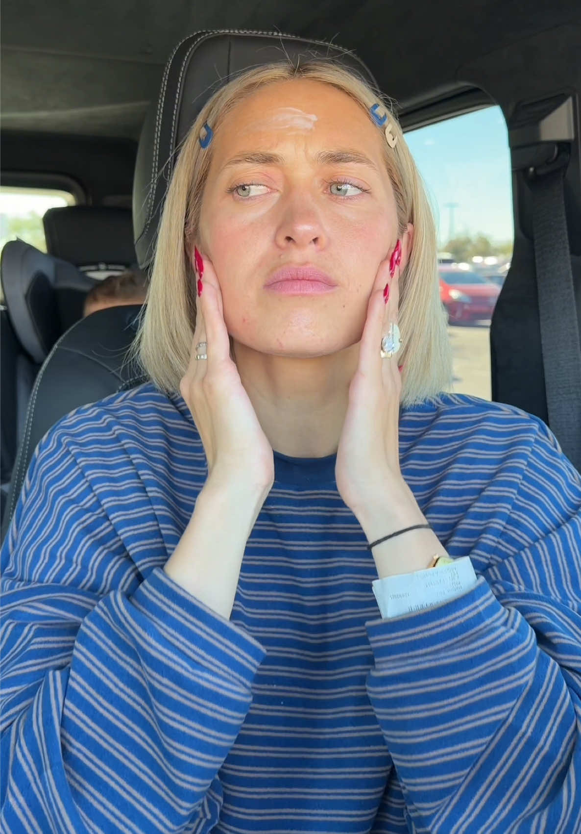 TikTok post by @torihalford for RoC Skincare. Caption reads: [...] so glad I ran to costco today to try out the....