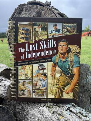 TikTok post by @mistykingflowers for The Lost Skills. Caption reads: The Lost Skills of Independence 200 illustrated....