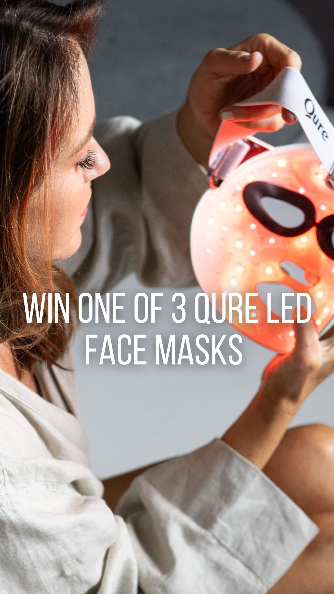 Instagram post by @sigourneycantelo for Qure Skincare. Caption reads: Unboxing @qureskincare ‘s new Glowcase “Carry-On”....