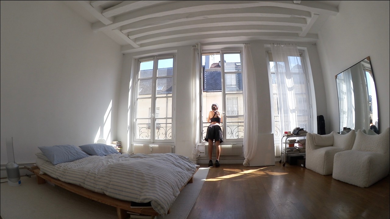 YouTube post by @moyamawhinney for Lingoda. Caption reads: a day in my life in paris.