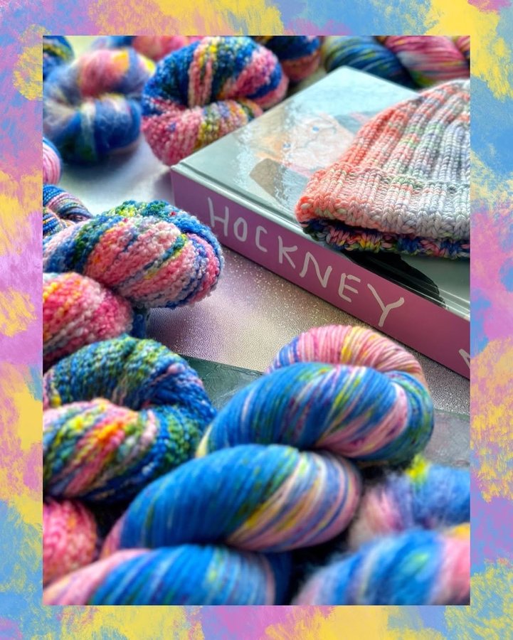 Instagram post by @jamesmakesthings for Qing Fibre. Caption reads: [...] super exciting with the wonderful @qingfibre....