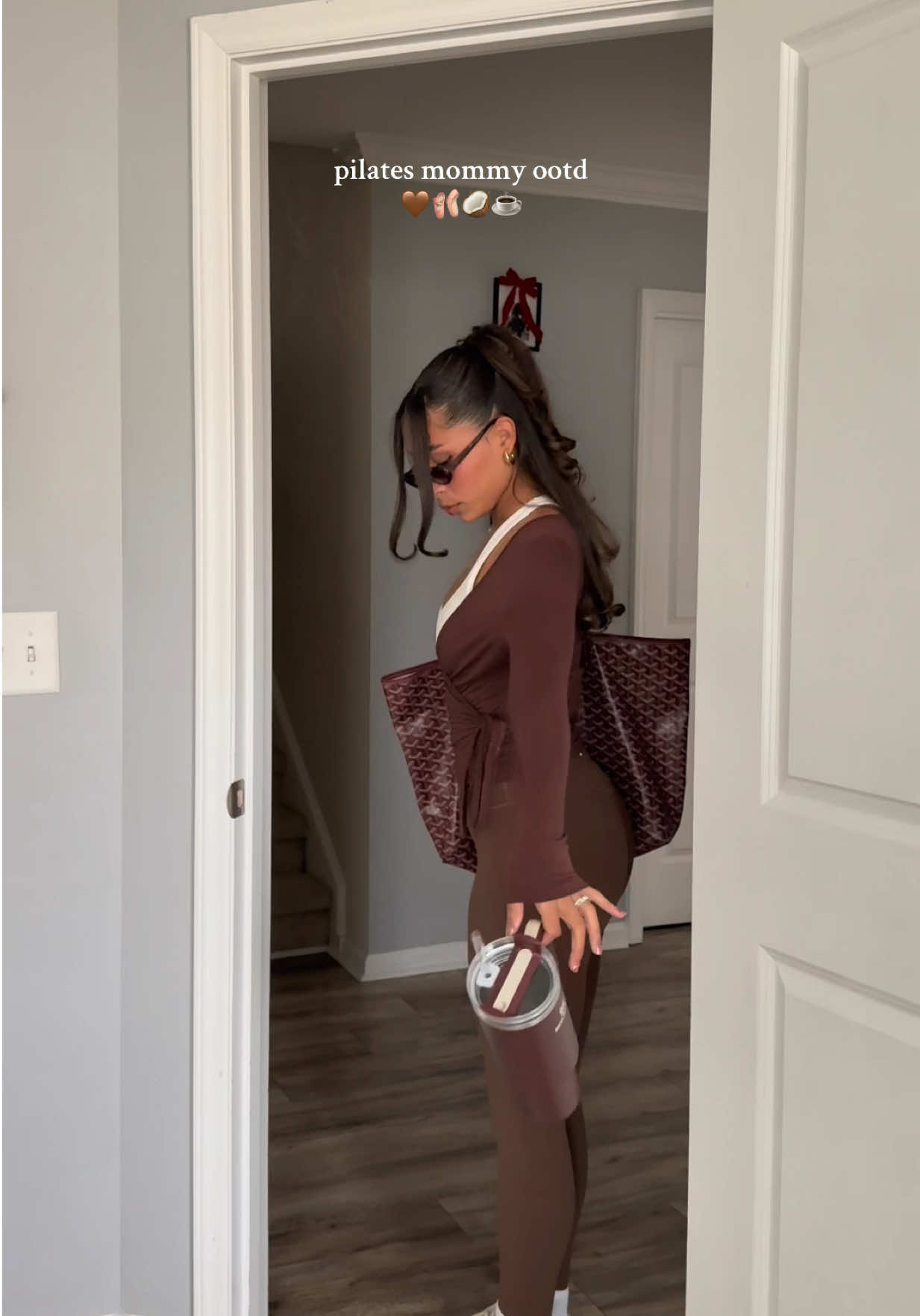 TikTok post by @alyssavangi for Colorfulkoala. Caption reads: [...] fit 🩰🤎 I was so obsessed with my....