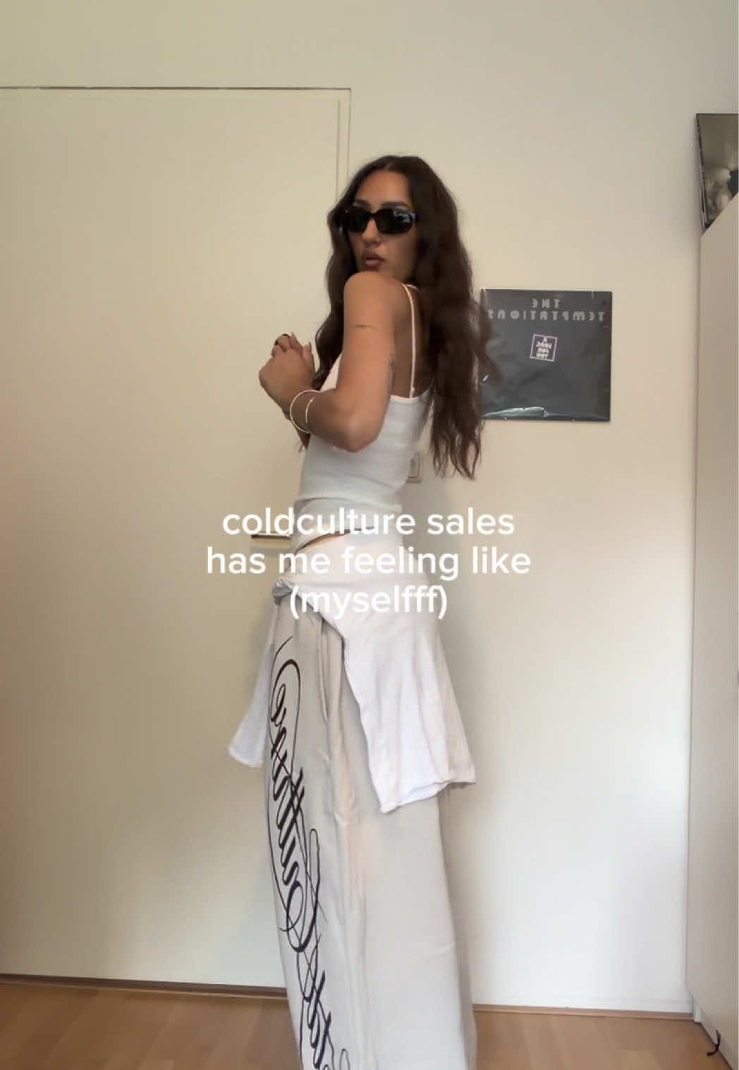 TikTok post by @tiffanynmc for Cold Culture. Caption reads: @Cold Culture Summer Sales start today [...].