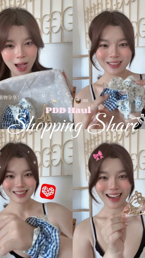 Instagram post by @zhiirou_ for Pinduoduo. Caption reads: pdd最近的3️⃣元3️⃣件活动好好逛呀～ 而且又free shipping 🫪....