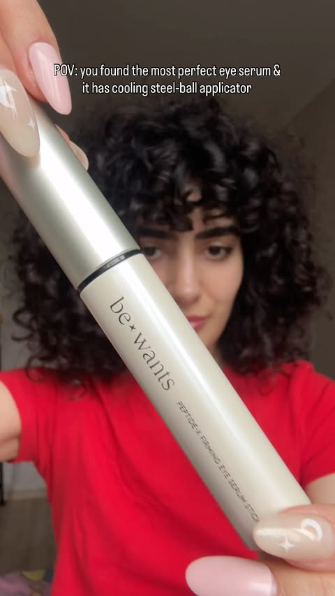 Instagram post by @mariam_gamez_ for Bewants. Caption reads: [...] PEPTIDE-X FIRMING EYE SERUM STICK from....