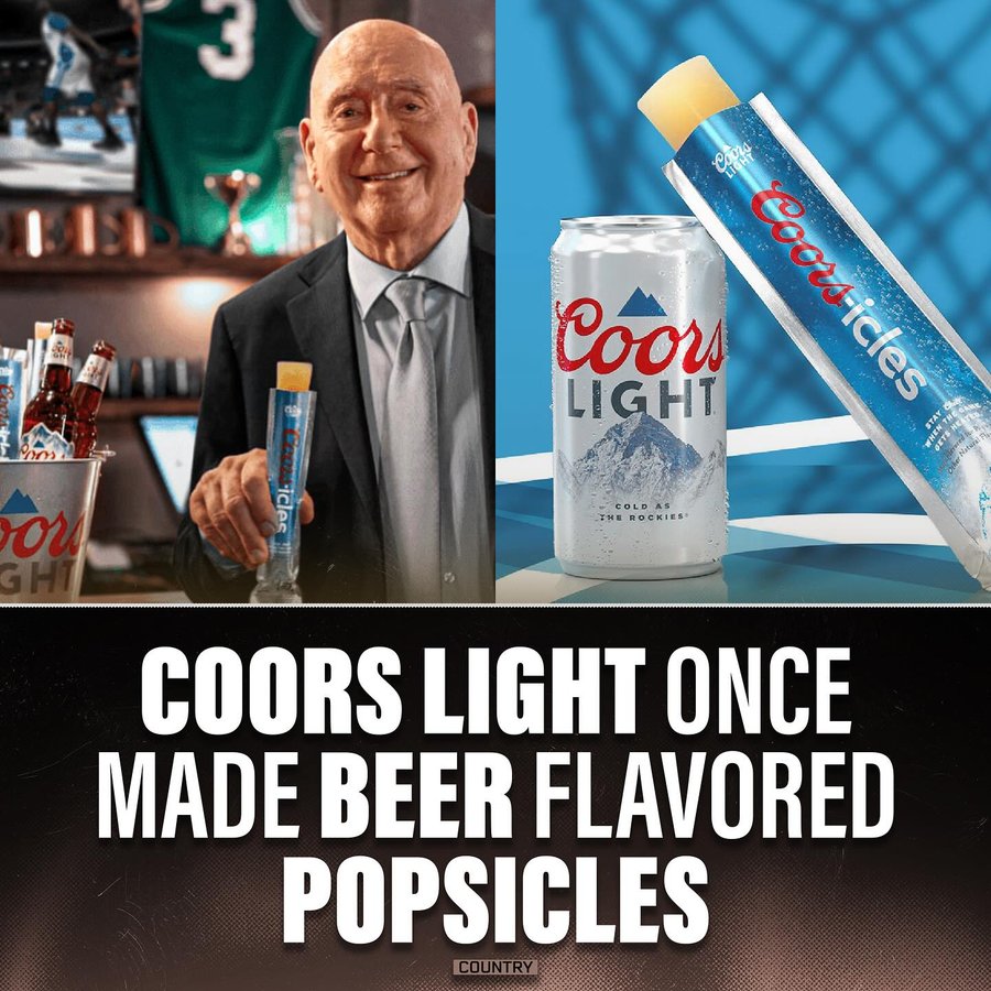 Instagram post by @country for Coors Light. Caption reads: In 2023, Coors Light launched a limited edition of....