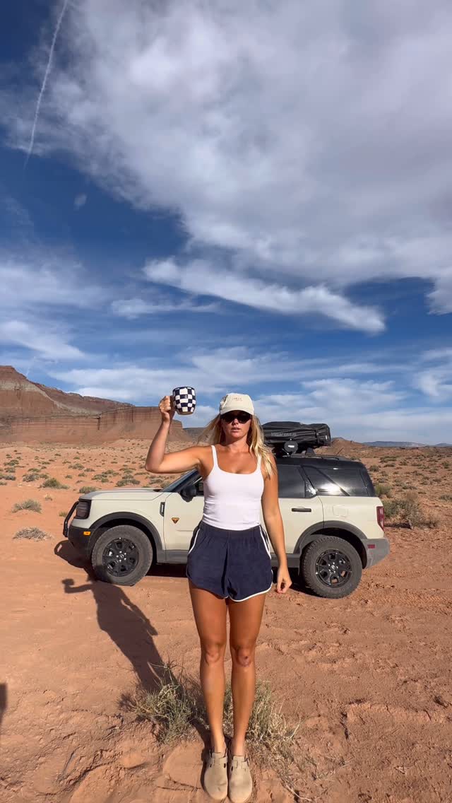 Instagram post by @maloupeterson for Ford Bronco. Caption reads: #TeamBronco_Ambassador Time for a little....