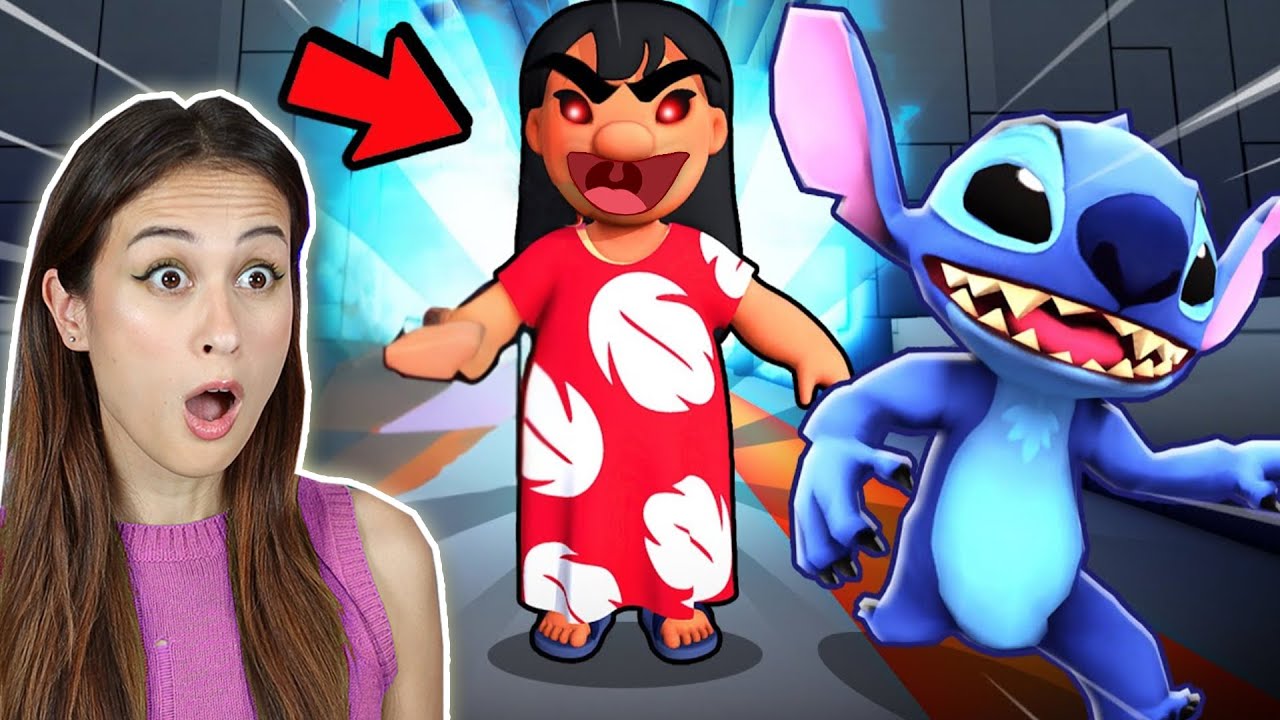 YouTube post by @MeisjeDjamila for BOL. Caption reads: PROBEREN TE ONTSNAPPEN UIT DE LILO & STITCH OBBY....