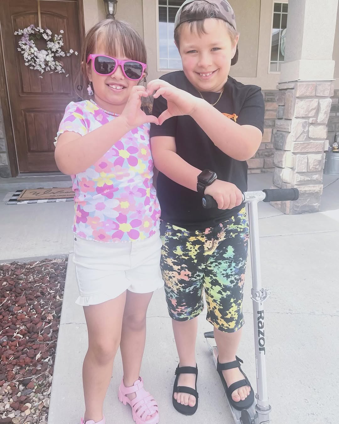 Instagram post by @priscillamellocruz for FabKids. Caption reads: Spring into Fun and style with @fabkids
 ....