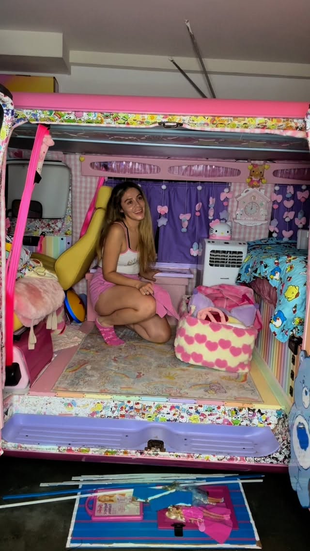 Instagram post by @daisy_and_duke_vintagetrailers for Coachella. Caption reads: Sally’s first @coachella is going to be so iconic....